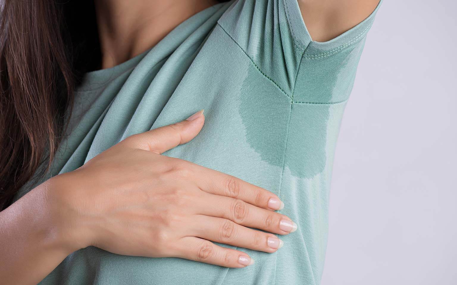 sweat_patches Woman with sweat patches