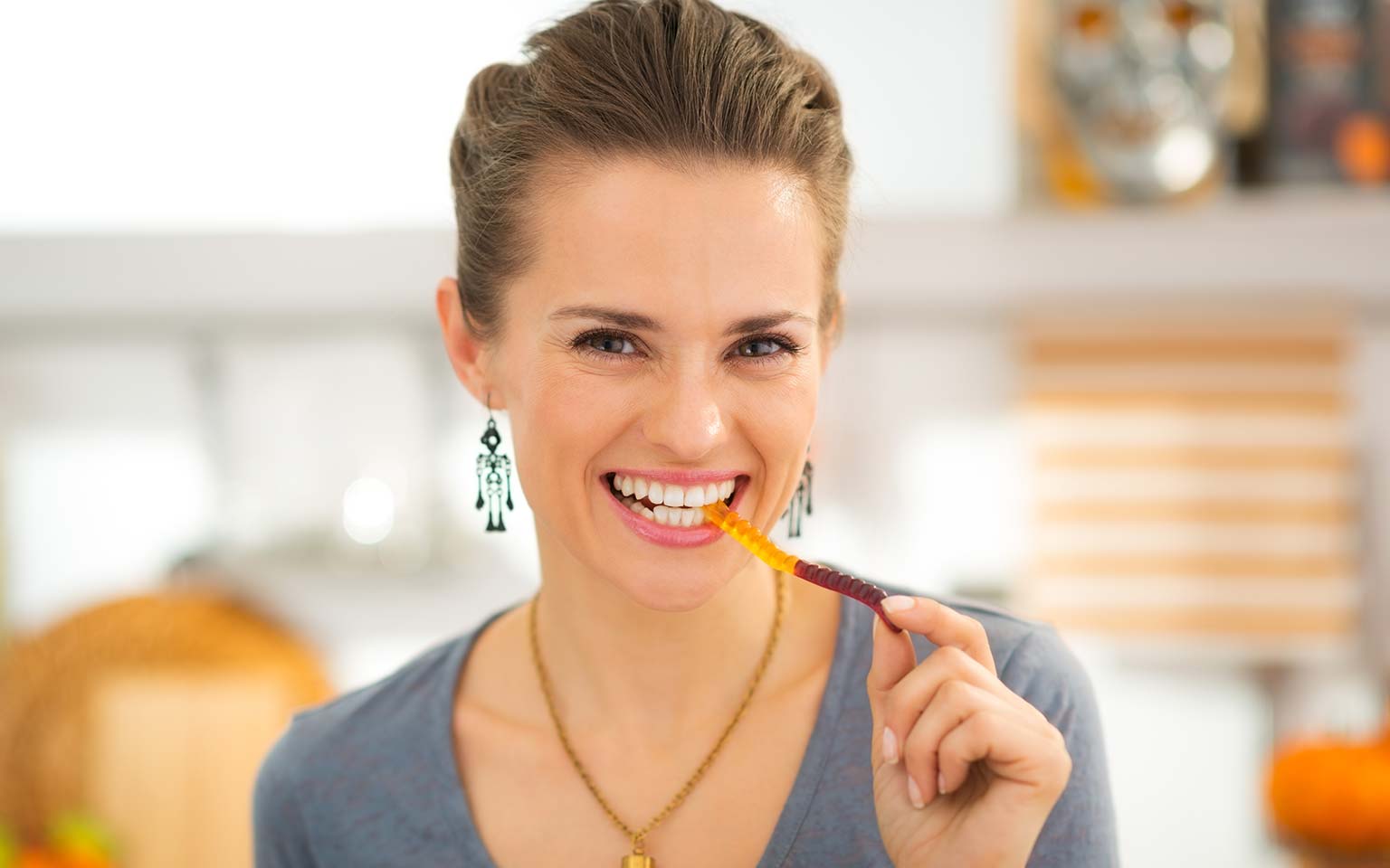 Young woman with good teeth